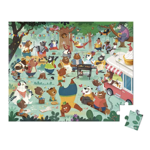 Janod - Puzzelkoffer de Berenfamilie - Afbeelding 2