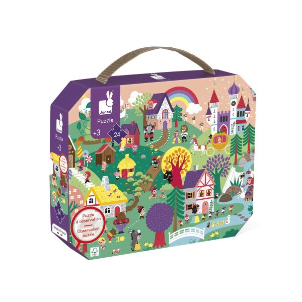 Janod - Puzzelkoffer Zoekpuzzel Sprookjes
