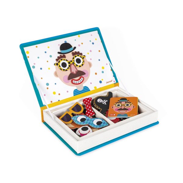 Janod Magnetibook - Crazy faces jongens - Afbeelding 6
