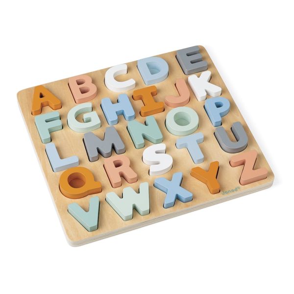 Janod Sweet Cocoon - Alfabet puzzel én Krijtbord