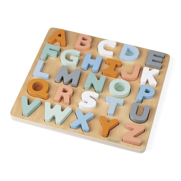 Janod Sweet Cocoon - Alfabet puzzel én Krijtbord - Afbeelding 9