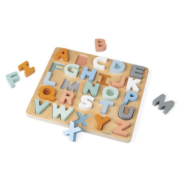 Janod Sweet Cocoon - Alfabet puzzel én Krijtbord - Afbeelding 7