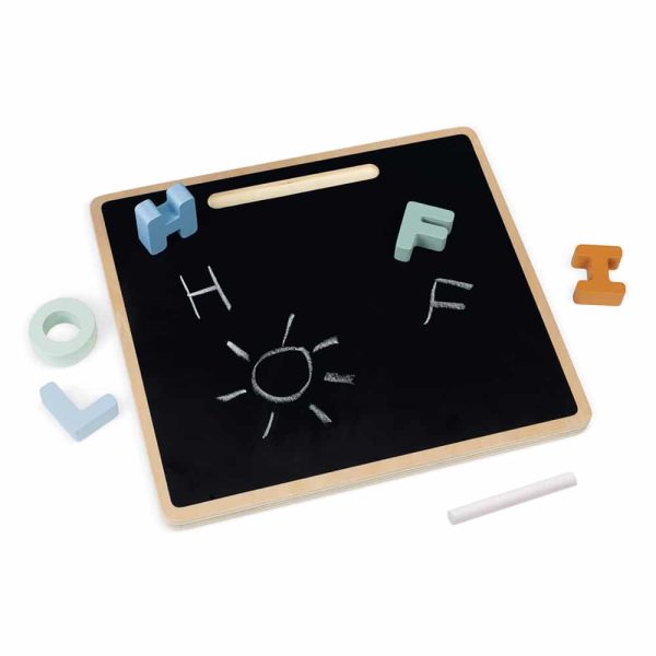 Janod Sweet Cocoon - Alfabet puzzel én Krijtbord - Afbeelding 6