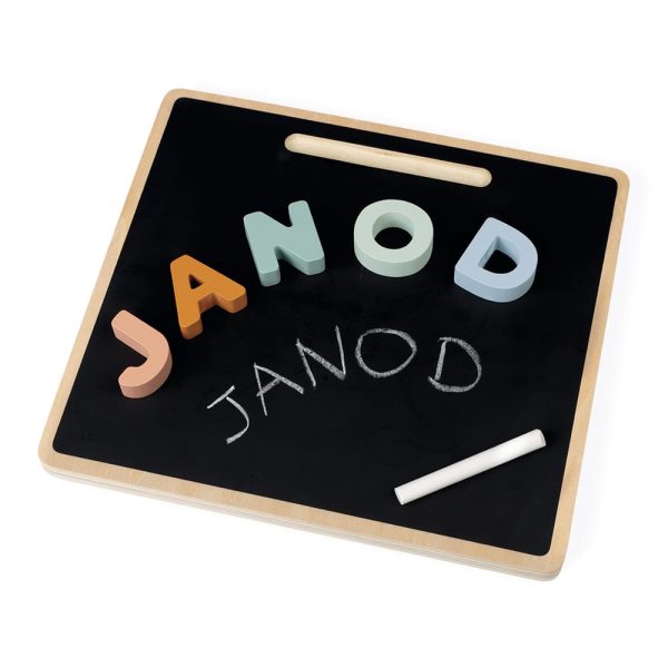 Janod Sweet Cocoon - Alfabet puzzel én Krijtbord - Afbeelding 5