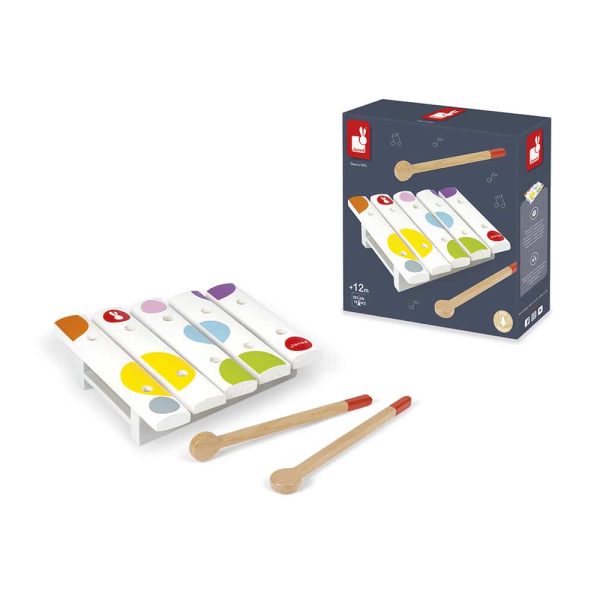 Janod Confetti - Xylofoon hout mini - Afbeelding 4