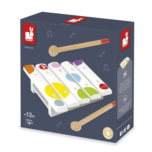 Janod Confetti - Xylofoon hout mini - Afbeelding 3