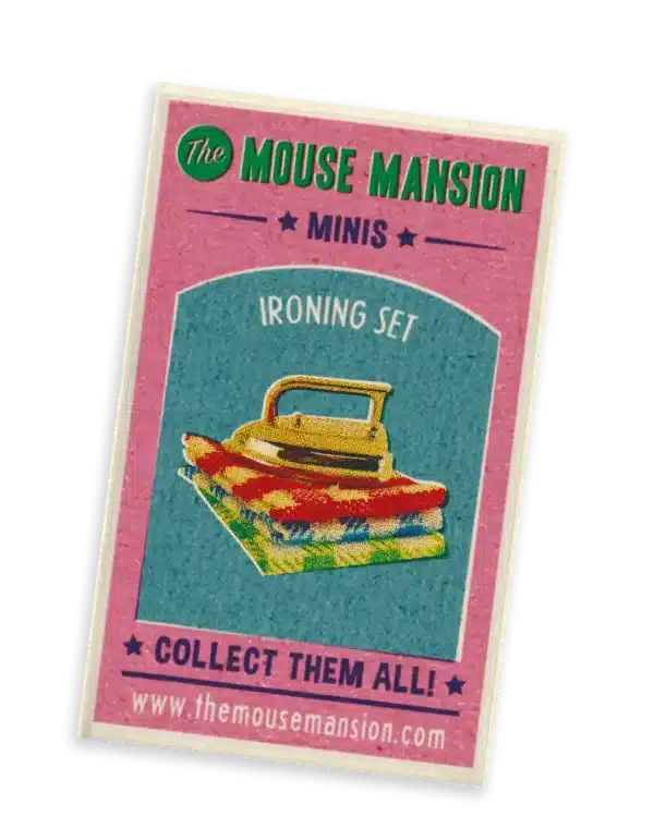 Het Muizenhuis mini's - strijkijzerset.