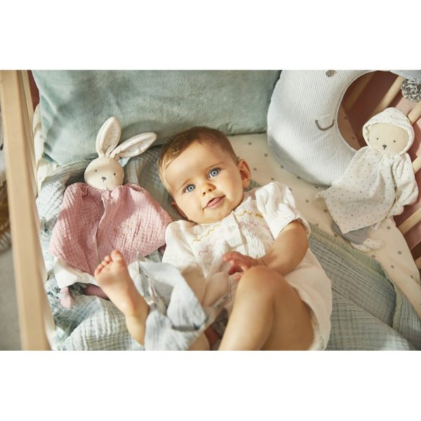 Kaloo Bio Cotton - Doudou konijn roze - Afbeelding 4