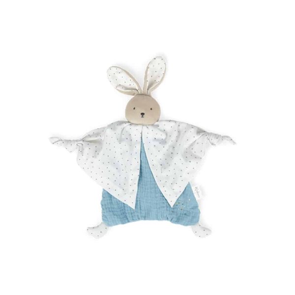 Kaloo Bio Cotton - Doudou konijn blauw