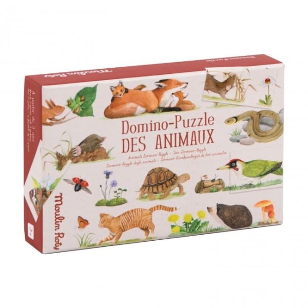 Dieren Domino Puzzel Le jardin du moulin - Afbeelding 3