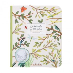Botanisch Stickerboek  Le Jardin du Moulin – 20 pages (emb/6)