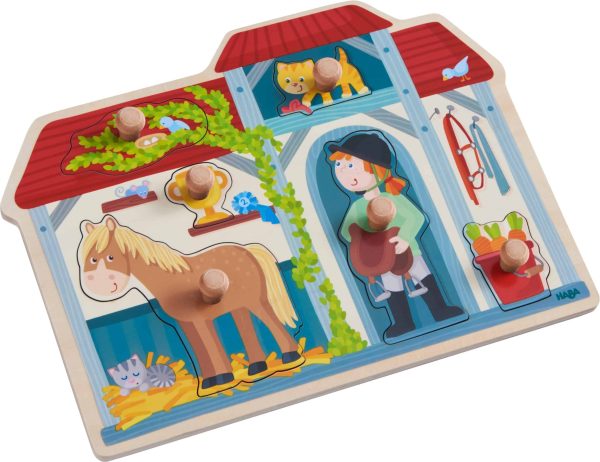 Inlegpuzzel In de paardenstal