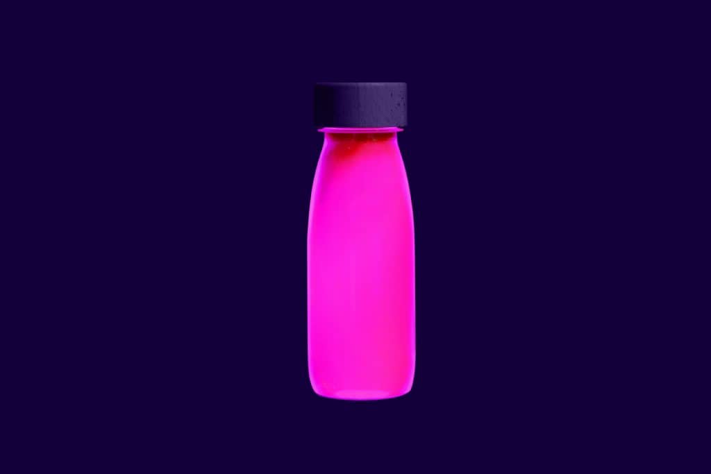 Petit Boum - Sensorische fles - Fluo Roze