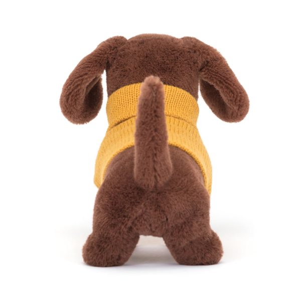 Sweater Sausage Dog Yellow - Afbeelding 3