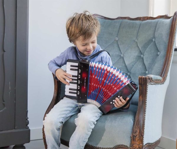 Accordeon-Zwart-met-Muziekboek - Afbeelding 3