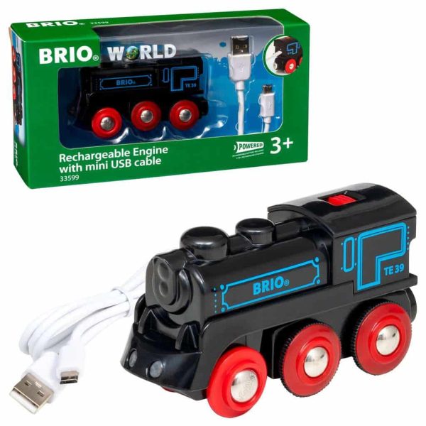 Oplaadbare locomotief met mini USB- kabel - Afbeelding 3