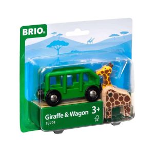 Safari Wagon met giraffe
