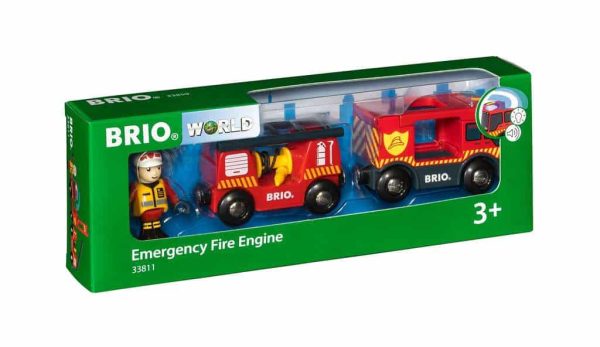 Brandweer locomotief met licht en geluid