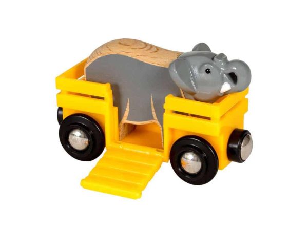 Safari wagon met Olifant - Afbeelding 2