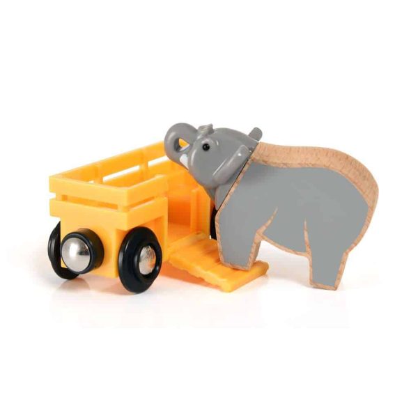 Safari wagon met Olifant - Afbeelding 3