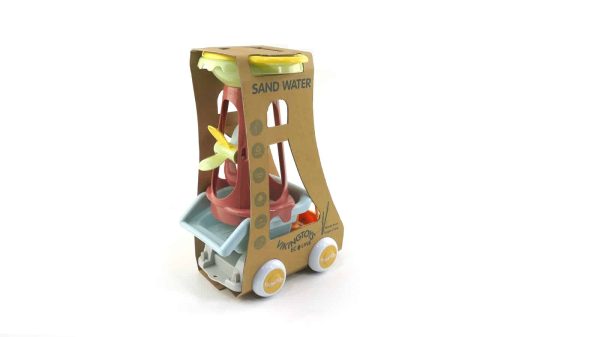Viking Toys Ecoline – Zand & Water – Molen op vrachtwagen - Afbeelding 2