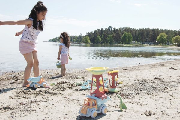 Viking Toys Ecoline – Zand & Water – Molen op vrachtwagen - Afbeelding 4