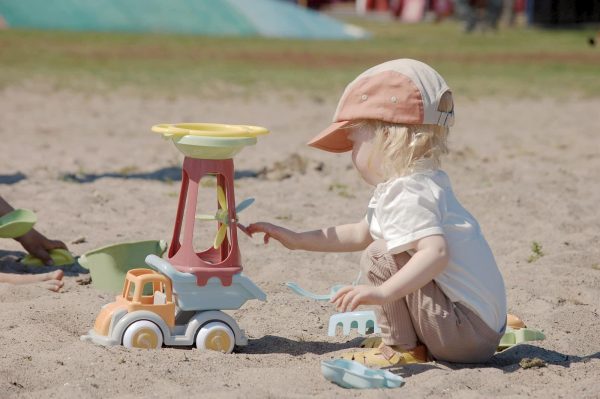 Viking Toys Ecoline – Zand & Water – Molen op vrachtwagen - Afbeelding 5
