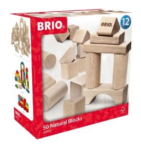 Brio blokkenset Naturel (50 stuks)