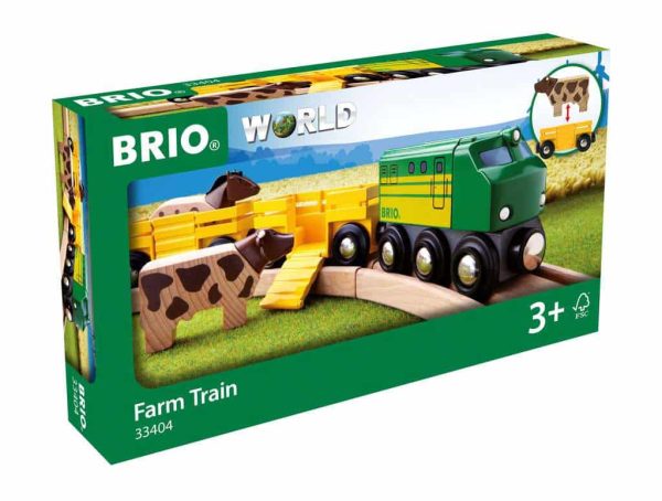 Trein met boerderijdieren