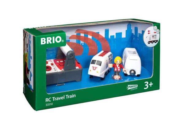 Witte Travel Train met afstandsbediening