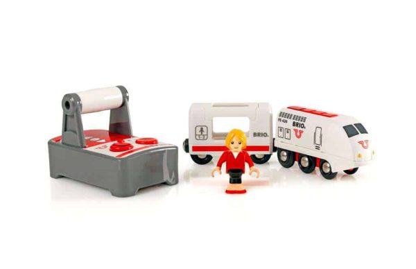 Witte Travel Train met afstandsbediening - Afbeelding 2