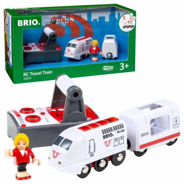 Witte Travel Train met afstandsbediening - Afbeelding 3