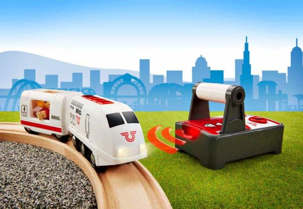 Witte Travel Train met afstandsbediening - Afbeelding 6