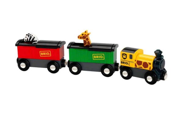 Trein met safari dieren - Afbeelding 2