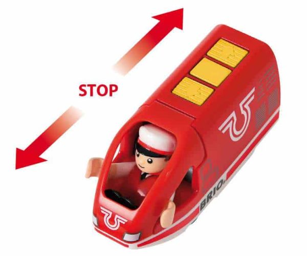 Oplaadbare rode passagierstrein met USB kabel - Afbeelding 4