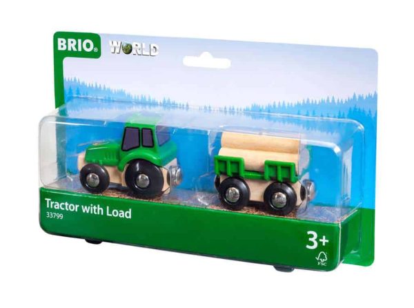Tractor met aanhanger