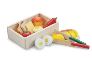 Snijontbijt 18-delig in kistje. +18mnd