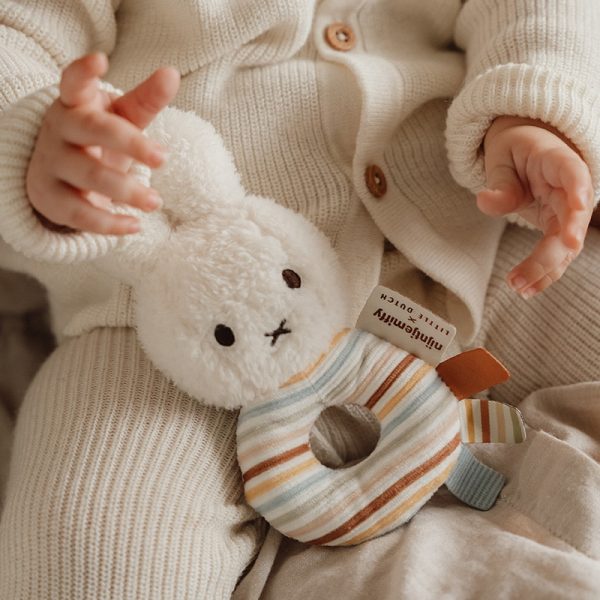 Nijntje x Little Dutch Vintage Sunny Stripes rammelaar - Afbeelding 4