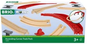 Oplopende gebogen rails set (16 delig)