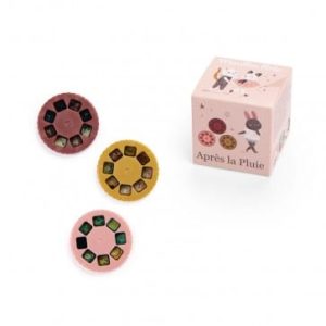 Doosje 3 schijven voor verhaaltjeslamp, ‘Apres la Pluie’