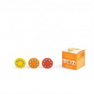 Doosje 3 schijven voor verhaaltjeslamp ‘Tromboline en Foulbazar 2 kuikens’