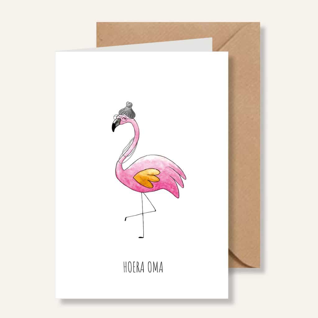 Kaartje - Hoera oma
