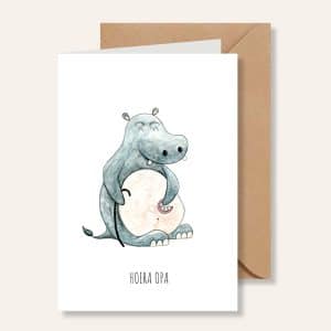 Kaartje – Hoera opa