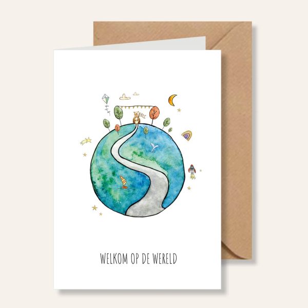 Kaartje - Welkom op de Wereld