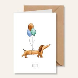 Kaartje – Feestje Tekkel