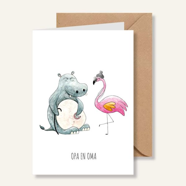 Kaartje - Opa & oma