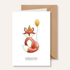 Kaartje – Hieper de piep!  Vosje