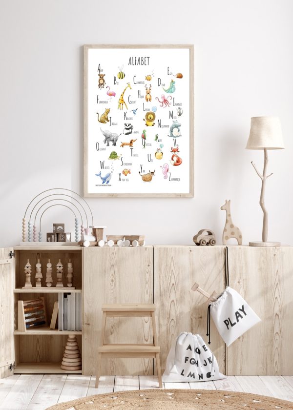 Alfabet poster - 21 x 30 cm - Afbeelding 3