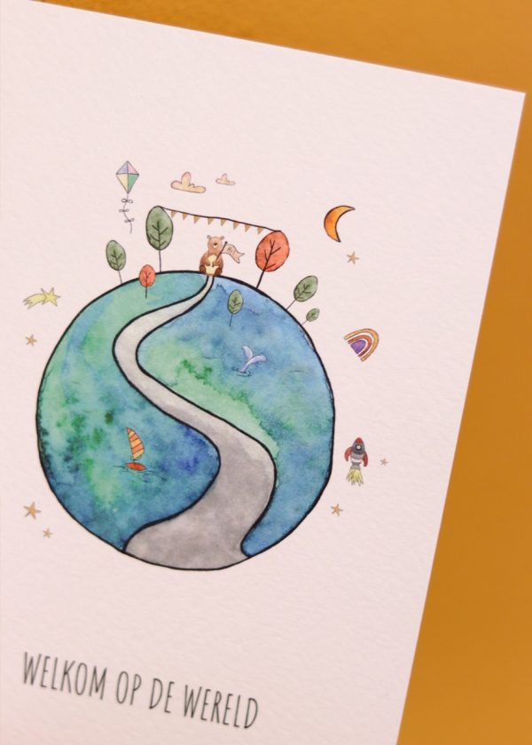 Kaartje - Welkom op de Wereld - Afbeelding 2