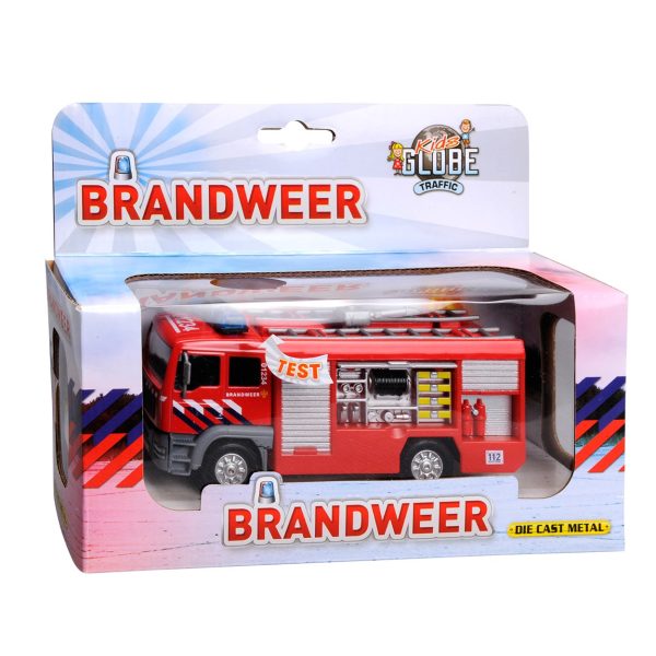 Brandweerauto met spuit, licht en geluid - Afbeelding 3